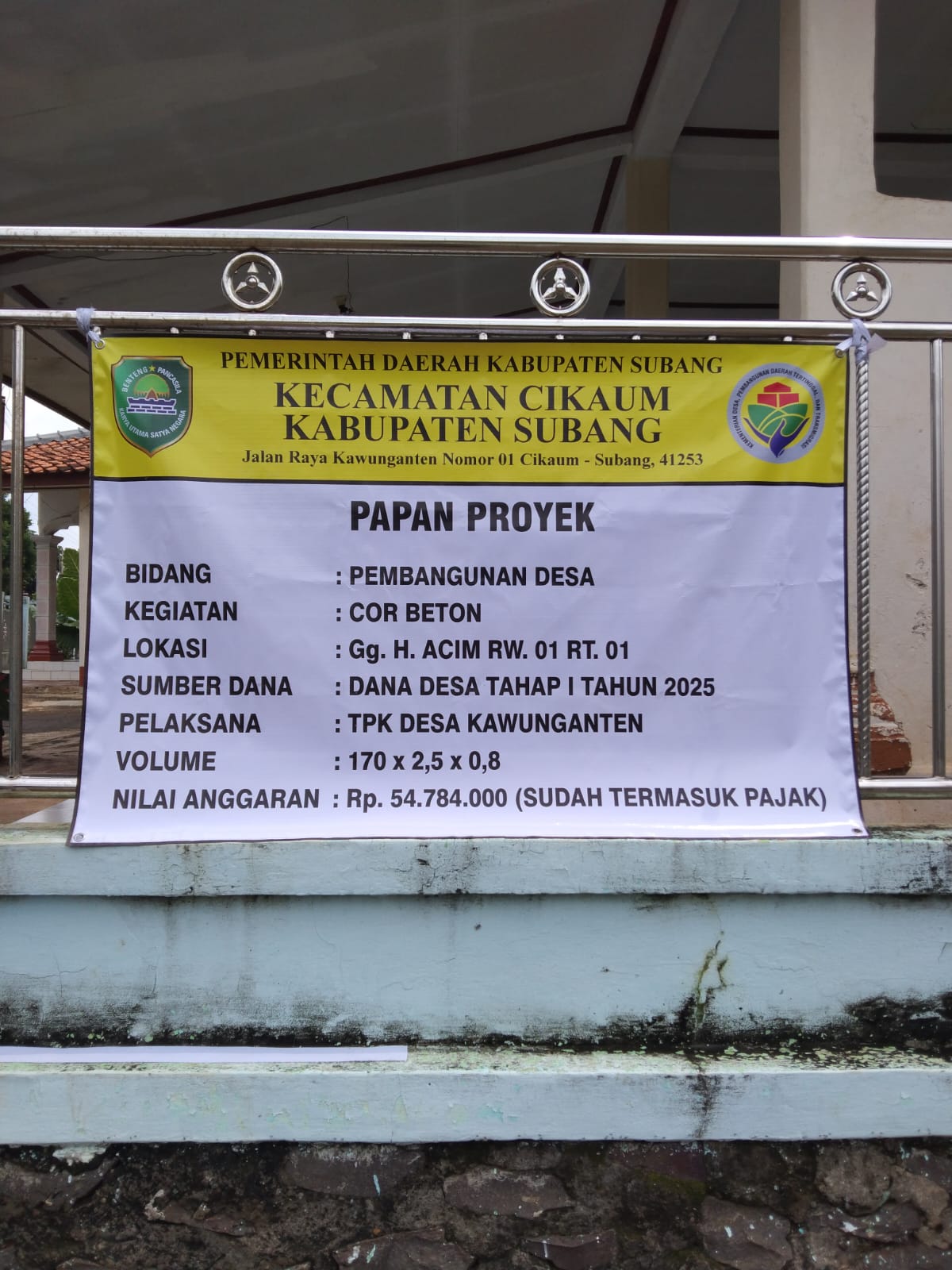 Foto Pembangunan 100%