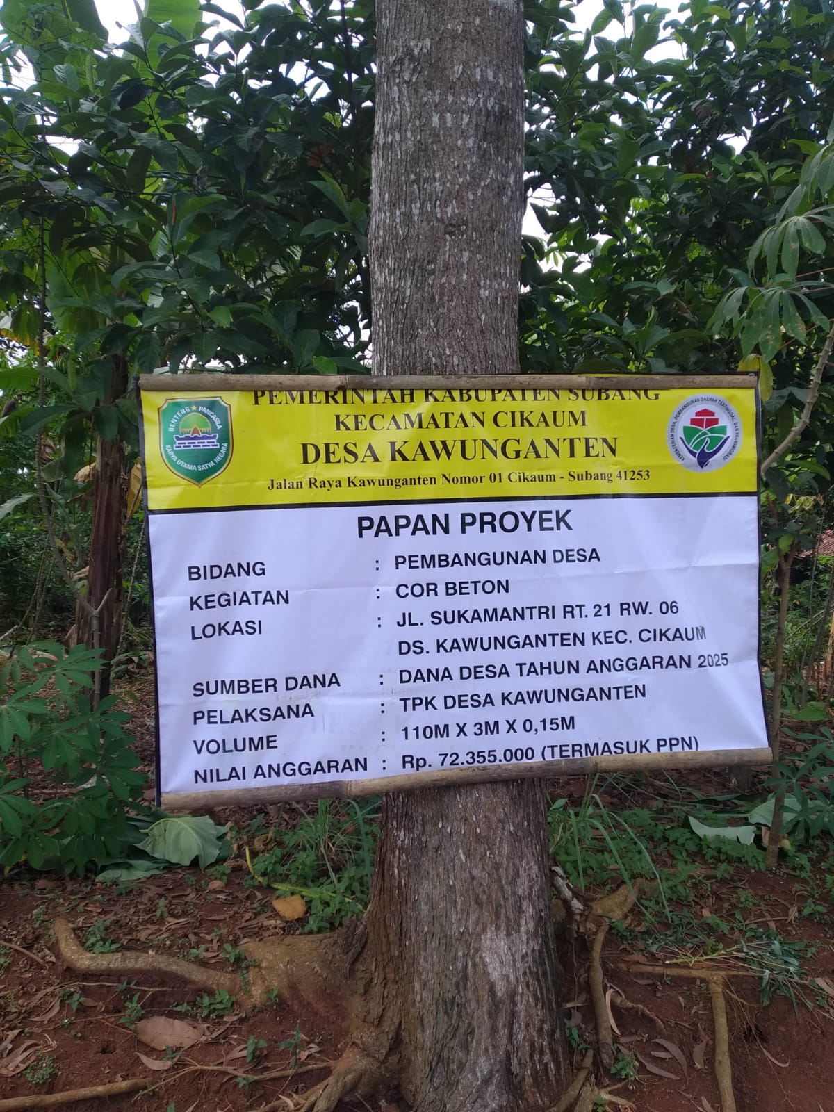 Foto Pembangunan 100%